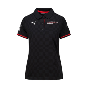 Porsche Motorsport ženska polo majica official Teamline Replica black 2025