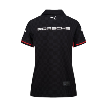 Porsche Motorsport ženska polo majica official Teamline Replica black 2025