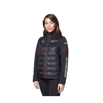 Porsche Motorsport ženska jakna Hybrid official Teamline Replica black 2025