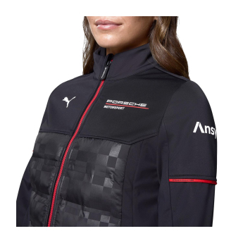 Porsche Motorsport ženska jakna Hybrid official Teamline Replica black 2025