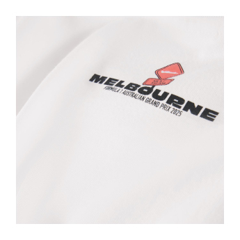 Formule 1 muška majica Australia GP wite F1 Team 2025