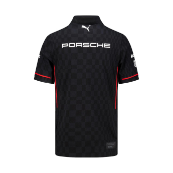 Porsche Motorsport muška polo majica official Teamline Replica black 2025