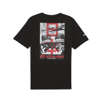 Formule 1 muška majica Japan GP black F1 Team 2025