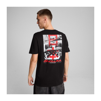 Formule 1 muška majica Japan GP black F1 Team 2025
