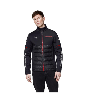 Porsche Motorsport muška jakna Hybrid official Teamline Replica black 2025