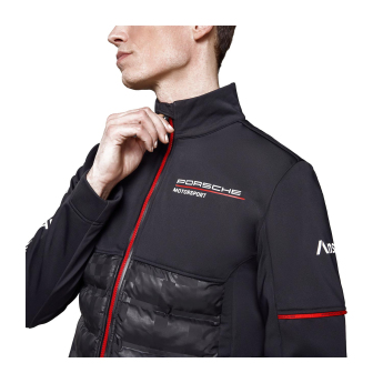 Porsche Motorsport muška jakna Hybrid official Teamline Replica black 2025