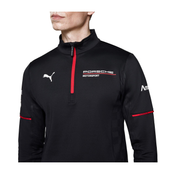 Porsche Motorsport muška majica 1/4 Zip Mid-layer black Team 2026