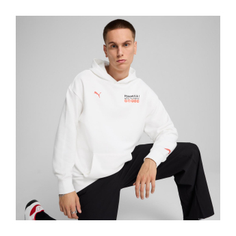 Formule 1 muška majica s kapuljačom DTS Relaxed white F1 Team 2025