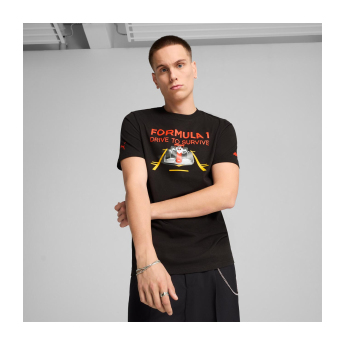 Formule 1 muška majica DTS Graphic black F1 Team 2025