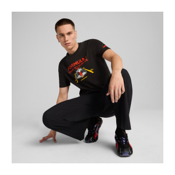 Formule 1 muška majica DTS Graphic black F1 Team 2025