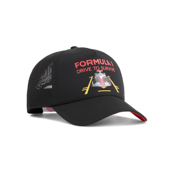 Formule 1 kapa za bejzbol DTS Trucker black F1 Team 2025