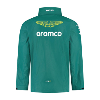 Aston Martin muška jakna Rain official Teamline Replica green F1 Team 2025
