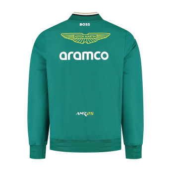 Aston Martin muška jakna Bomber official Teamline Replica green F1 Team 2025