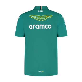 Aston Martin muška polo majica official Teamline Replica green F1 Team 2025
