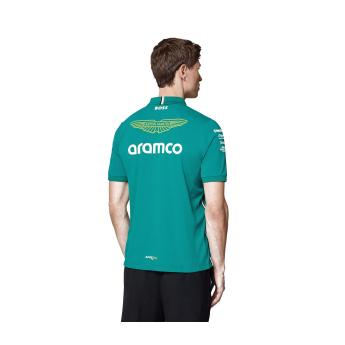 Aston Martin muška polo majica official Teamline Replica green F1 Team 2025