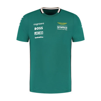 Aston Martin muška majica official Teamline Replica green F1 Team 2025