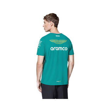 Aston Martin muška majica official Teamline Replica green F1 Team 2025