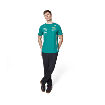 Aston Martin muška majica official Teamline Replica green F1 Team 2025