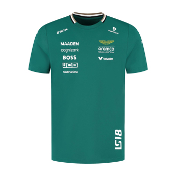 Aston Martin muška majica Stroll green F1 Team 2025