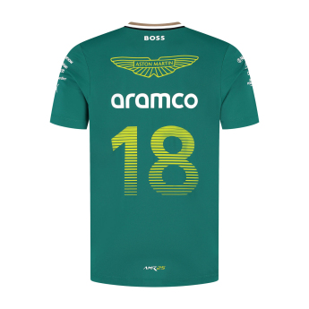 Aston Martin muška majica Stroll green F1 Team 2025