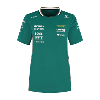 Aston Martin ženska majica official Teamline Replica green F1 Team 2025