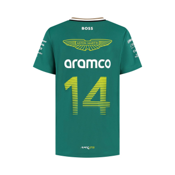 Aston Martin dječja majica Alonso official Teamline Replica F1 Team 2025