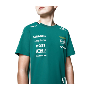 Aston Martin dječja majica Alonso official Teamline Replica F1 Team 2025