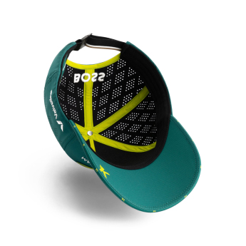 Aston Martin dječja baseball kapa sa šiltom Alonso official Teamline Replica green F1 Team 2025