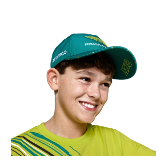 Aston Martin dječja baseball kapa sa šiltom Stroll green F1 Team 2025