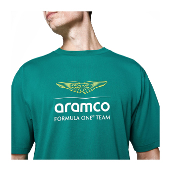Aston Martin muška majica Large Logo green F1 Team 2025
