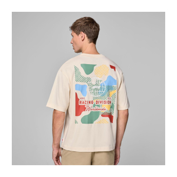 Formule 1 muška majica Camo Graphic beige F1 Team 2025