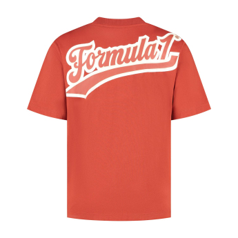 Formule 1 muška majica Heritage Logo Red F1 Team 2025