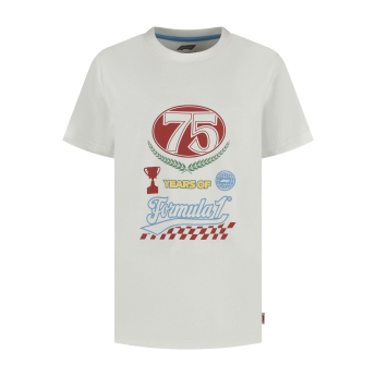 Formule 1 dječja majica Legacy Graphic white F1 Team 2025