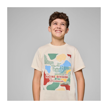 Formule 1 dječja majica Camo Graphic beige F1 Team 2025