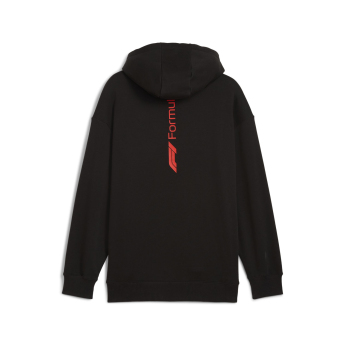 Formule 1 muška majica s kapuljačom Essential Relaxed Logo black F1 Team 2025