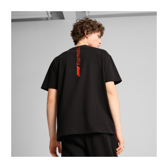 Formule 1 muška majica Essential Relaxed Logo black F1 Team 2025