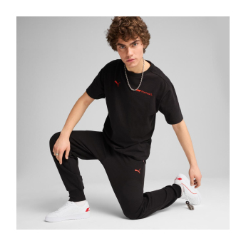 Formule 1 muška majica Essential Relaxed Logo black F1 Team 2025
