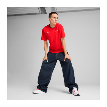 Formule 1 muška majica Essential Relaxed Logo red F1 Team 2025
