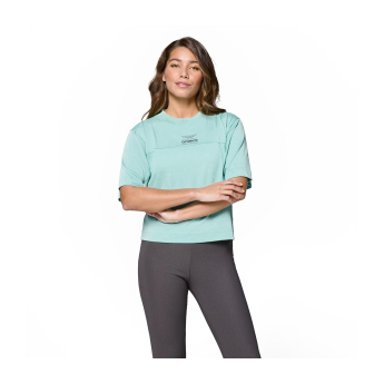 Aston Martin ženska majica Crop Top green F1 team 2025