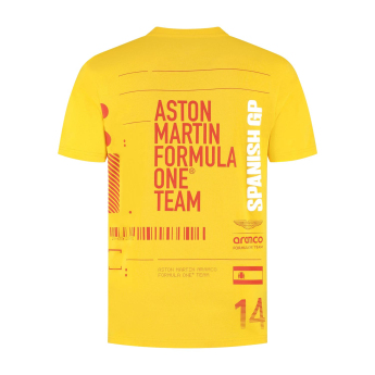 Aston Martin muška majica Spain GP F1 Team 2025