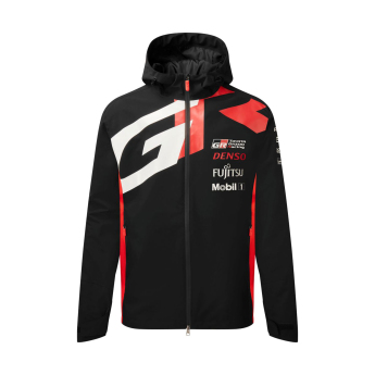 Toyota Gazoo Racing muška jakna s kapuljačom Rain WRC official black 2025