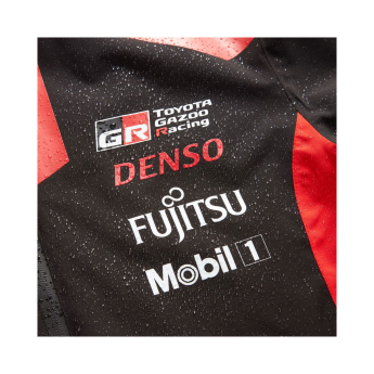Toyota Gazoo Racing muška jakna s kapuljačom Rain WRC official black 2025