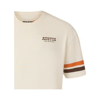Mclaren Honda muška majica Austin GP beige F1 Team 2025