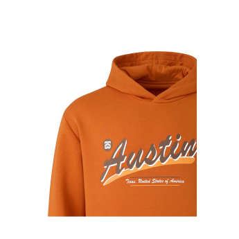 Mclaren Honda muška majica s kapuljačom Austin GP orange F1 Team 2025