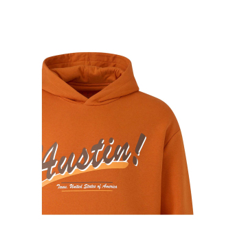 Mclaren Honda muška majica s kapuljačom Austin GP orange F1 Team 2025