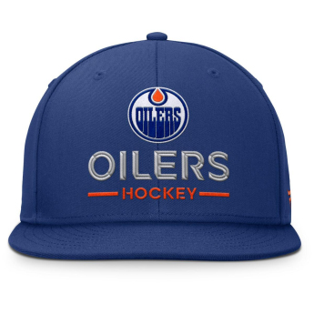 Edmonton Oilers šilterica ravnog oboda Authentic Pro A/Cap Flat Brim Square Visor Structured Adjustable