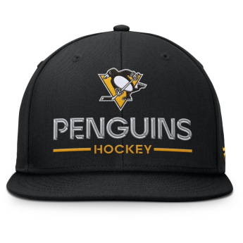 Pittsburgh Penguins šilterica ravnog oboda Authentic Pro A/Cap Flat Brim Square Visor Structured Adjustable