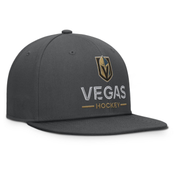 Vegas Golden Knights šilterica ravnog oboda Authentic Pro A/Cap Flat Brim Square Visor Structured Adjustable