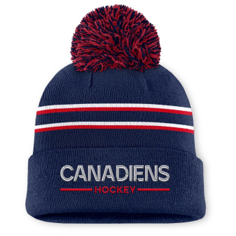Montreal Canadiens ženska zimska kapa Authentic Pro W/Cap Cuffed Pom Beanie
