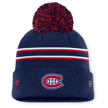 Montreal Canadiens ženska zimska kapa Authentic Pro W/Cap Cuffed Pom Beanie